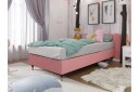 Adeliza Rammeseng 80x200 cm - Fløyel/Rosa/Tre/Metall