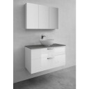 Noro City Servantskap 1000 1000x535 mm Hvit Høyglans