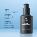 Origins Clear Improvement Fuktighetsgivende Aknebehandling Lotion 50 ml med SPF