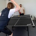 ProSport Bordtennisbord Offisiell størrelse Sammenleggbart Black Edition
