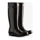 Hunter   Womens Original Tall Gloss Boot   Svart