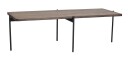 Rowico Home Shelton salongbord Brun aske/svart metall 145 x 60 cm Brun