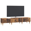  TV skap med skuff Gammelt tre 147 x 34,5 x 30 cm Konstruert tre