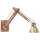 vidaXL Vegglampe i industriell stil messing rund E27