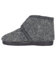 En Fant Dark Gray Melange Wool Booties borrelås 22