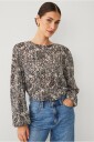 Ellos Collection   Topp med pufferme   Brun