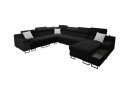 Galbally 5 seters Hjørnesofa   Svart