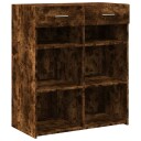  Skjenk røkt eik 80x42,5x93 cm konstruert tre 8721102655692
