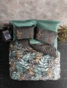 Lyronis sengesett 240x220 cm   Mint Antrasitt Brun