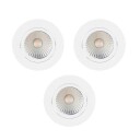 Nordlux Dorado downlight hvit 3 stk