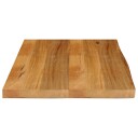  Bordplate naturlig kant 90x60x3,8 cm heltre mango 370597