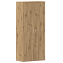  Sko skap Håndlaget eik 80x39x180 cm Konstruert tre