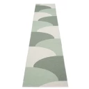 Pappelina Hill teppe Army/Misty Mint/Fossil Grey 70 x 360cm