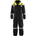 Blåkläder Skalldress vanntett sort/gul