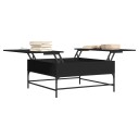  Salongbord svart 95x95x45 cm konstruert tre og metall 8721012490253