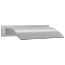 vidaXL Bassengfontene sølv 45x26x13 cm rustfritt stål