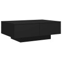 vidaXL Salongbord svart 90x60x31 cm sponplate