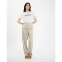 Ines de la Fressange Paris Dame Bukser Beige L,