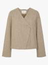 Y.A.S Spring Long Sleeve Jacket Beige 38