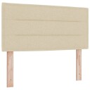  LED Hodegavl Linjemønster Krem 90 cm Stoff