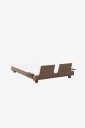 Karup   Social Seng m. 2 Pcs Back Rests And 2 Pcs Side Tables   Brun