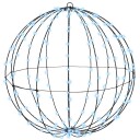  Kule med 192 LED Kaldhvit 60 cm Metall