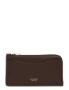 Coach New York Zip Card Case   Brown   ONE SIZE