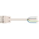 Winsta Tilkoblingskabel 5M 5G1.5 HFFR Hvit Hunn-FREE Black Plug