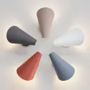 Vibia   I.Cono 0720 vegglampe 28 cm beige