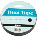 Lerretsteip Creativ Company 25 m/1 Rl Svart, Bredde: 19 mm