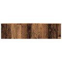  Vegghengt TV-benk gammelt tre 120x30x30 cm konstruert tre 8721158435453
