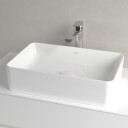 VILLEROY & BOCH COLLARO SERVANT 56X36, TITANCERAM HVIT ALPIN U/ARMATURHULL OG OVERLØP