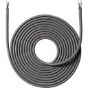 Nielsen Light Stoffledning 4m Mørkegrå 2x0,75mm²