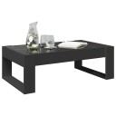  Salongbord med Infinity LED svart 90x53x30 cm 847638
