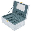 Bon Dep Jewelry Box Square MW Liberty Katie And Millie Light Blue