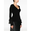 Twinset Dame Strikkevarer Svart M,