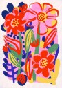 Floral Joyburst Plakat / 50x70cm