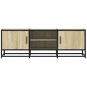  TV-benk sonoma eik 120x35x41 cm konstruert tre og metall 8721102838996