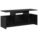  TV benk Svart Eik 102 x 35 x 45 cm Konstruert tre