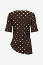 JDY   Topp jdyDebbie S/S Asymmetrical Jrs   Brun