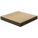 Akustikkpaneler 4 stk 60 x 60 cm 3D