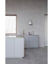 Astep VV Cinquanta Vegglampe Messing/Hvit M. Switch