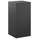 vidaXL Planteholder Svart 40 x 40 x 80 cm Stål