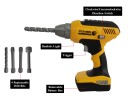 Power X Storage bag with Construction Tools & Electric Drill 21 pcs