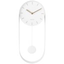 Karlsson Charm Pendulum Veggklokke KA5822WH   Unisex 20 cm Kvarts urverk