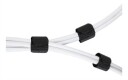 Deltaco 10-pk Kabelholdere med Borrelås Svart, 20mm Bredde, 18cm Lengde