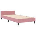  Sengramme Rosa 90x190 cm Fløyel