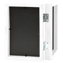 vidaXL Tofoldig fotorammekollasj hvit 2x(21x29,7 cm)