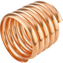 40 stk VMZINC-list 87 mm enkel t/rund bunn kobber copper