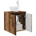  Vegghengt vaskeservant Gammelt tre 49,5 x 41 x 64,5 cm